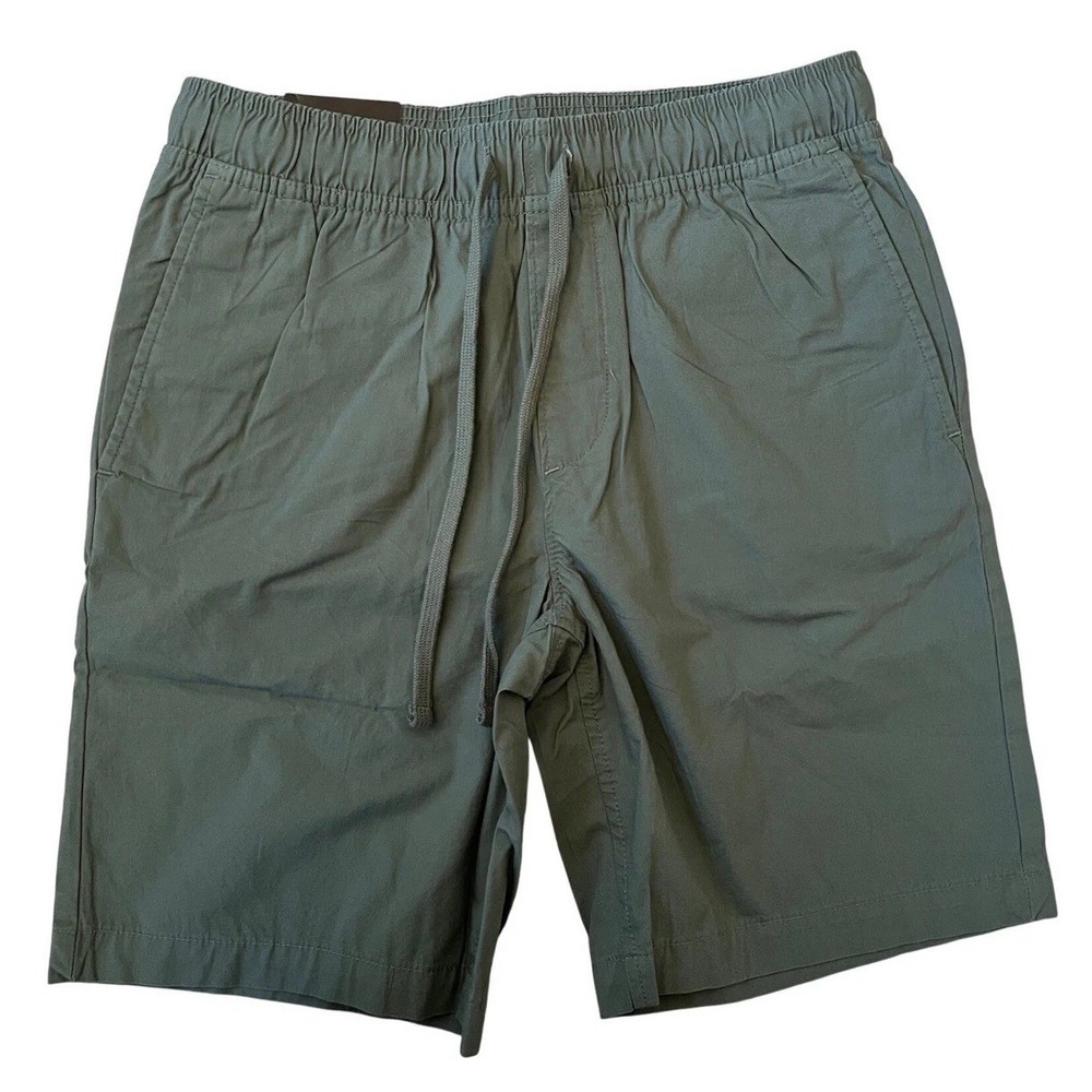 BRAND NEW Banana Republic Deck Shorts Men XS Sage Green Elastic Waist 8.5 Inseam